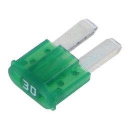 Siguranţă: siguranţă; 30A; 32VDC; auto; 9,1mm; 9,1x3,8x15,3mm