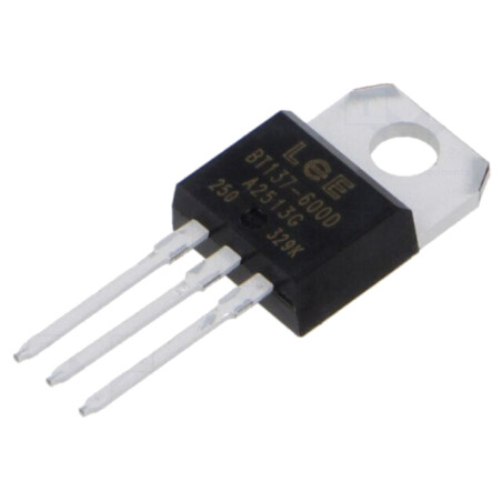 Triac; 600V; 8A; TO220AB; Igt: 5mA; Ufmax: 1,7V