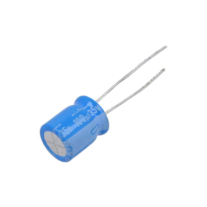 Condensator: electrolitic; THT; 100uF; 35VDC; Ø10x12,5mm; ±20% Condensator: electrolitic; THT; 100uF; 35VDC; Ø10x12,5mm; ±20%