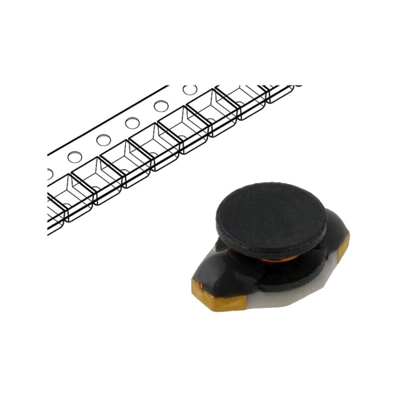Inductor: fir; SMD; 10uH; Ilucru: 1,1A; 0,16Ω; Isat: 1,1A; A: 6,6mm Inductor: fir; SMD; 10uH; Ilucru: 1,1A; 0,16Ω; Isat: 1,1A; A: 6,6mm