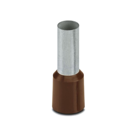 Vârf: tub de capăt; izolată; cupru; 25mm2; Lung.capăt: 16mm; maro