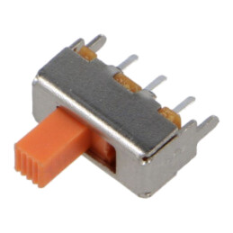 Comutator: glisant; Poz: 2; SPDT; 0,5A/50VDC; ON-ON; THT; -20÷70°C