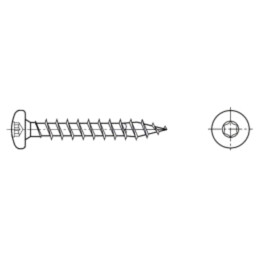 Şurub; pt.lemn; 5x40; Cap: cap rotund; Torx®; TX20; SPAX®; BN 21237
