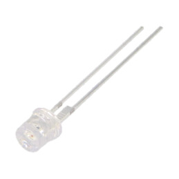 LED; roşie; 5mm; 5800÷7000mcd; 140°; Parte frontală: plat; -30÷85°C