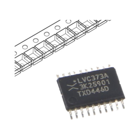 IC: digital; clichet D; Ch: 8; 1,2÷3,6VDC; SMD; TSSOP20; -40÷125°C