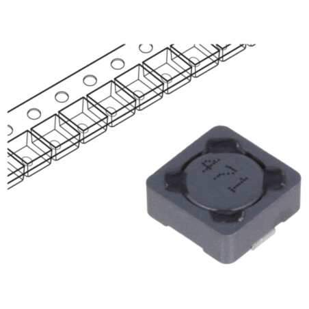 Inductor: fir; SMD; 470uH; 240mA; 4,18Ω; ±20%; 7,3x7,3x3,4mm