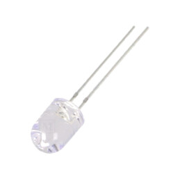 LED; verde; 8mm; 8400÷10000mcd; 30°; Parte frontală: convex; rotund