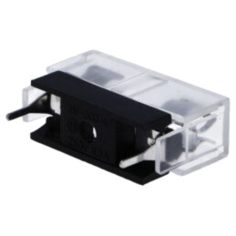 Soclu cu protecţie; 5x20mm; 6A; 250V; 20mΩ