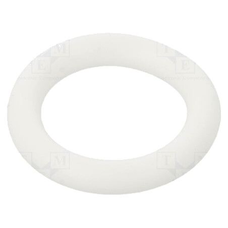 Garnitură O-ring; silicon; Thk: 5mm; Øint: 22mm; albă; -60÷160°C
