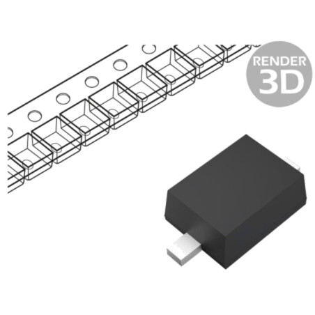 Diodă: redresoare Schottky; PowerDI®323; SMD; 30V; 1A; rolă,bandă