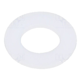 Şaibă; rotundă; D22mm; h2mm; poliamidă; naturală