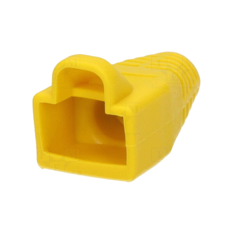 Protecţie mufă RJ45; 6mm; galbenă Protecţie mufă RJ45; 6mm; galbenă