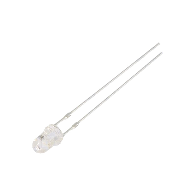 LED; galbenă; 3mm; imitare efect lumânare; 4200÷5800mcd; 30°; 20mA LED; galbenă; 3mm; imitare efect lumânare; 4200÷5800mcd; 30°; 20mA