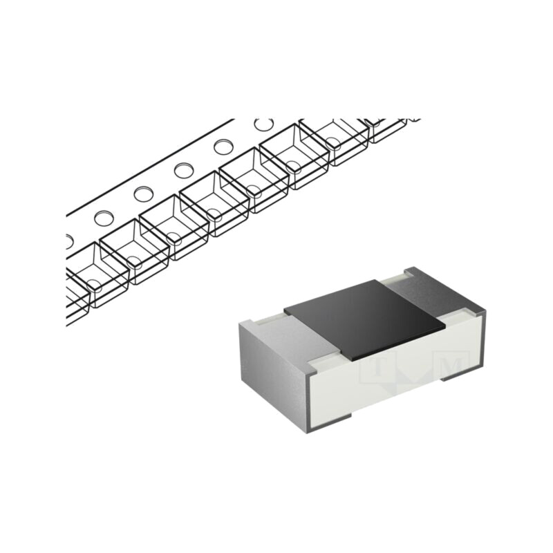 Rezistor: thin film; SMD; 0402; 100kΩ; 62,5mW; ±0,1%; -55÷155°C Rezistor: thin film; SMD; 0402; 100kΩ; 62,5mW; ±0,1%; -55÷155°C