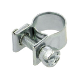 Colier cu şurub; W: 9mm; Crimpare: 9÷11mm; oţel zincat; Mini; W1