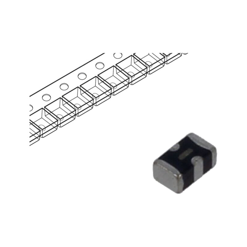 Filtru: anti-interferenţe; 180pF; SMD; 100mA; 0805; 25MHz; 10V
