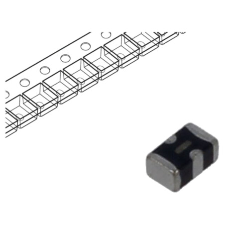 Filtru: anti-interferenţe; 180pF; SMD; 100mA; 0805; 25MHz; 10V