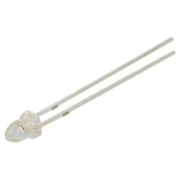 LED; roşie; 3mm; 40000÷50000mcd; 15°; Parte frontală: convex; 130mW