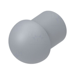 Capac de protecţie; poliamidă; gri; Entrelec; Ø: 12mm; L: 13mm