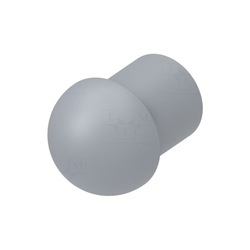 Capac de protecţie; poliamidă; gri; Entrelec; Ø: 12mm; L: 13mm Capac de protecţie; poliamidă; gri; Entrelec; Ø: 12mm; L: 13mm