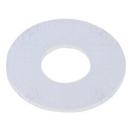 Şaibă; rotundă; D15,9mm; h0,5mm; poliamidă; naturală