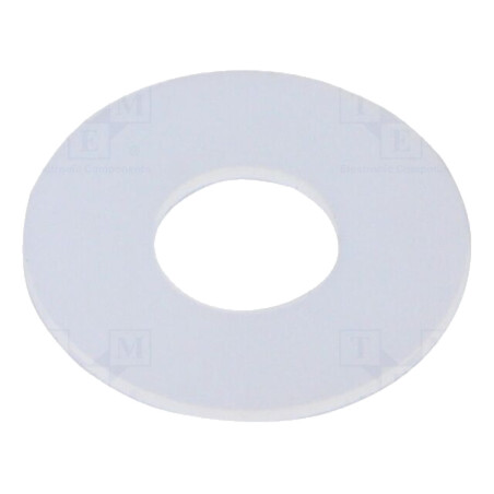 Şaibă; rotundă; D15,9mm; h0,5mm; poliamidă; naturală