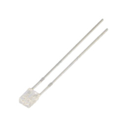 LED; roşie; dreptunghiulară; 2x3x4mm; bipolară; 500÷750mcd; 100°
