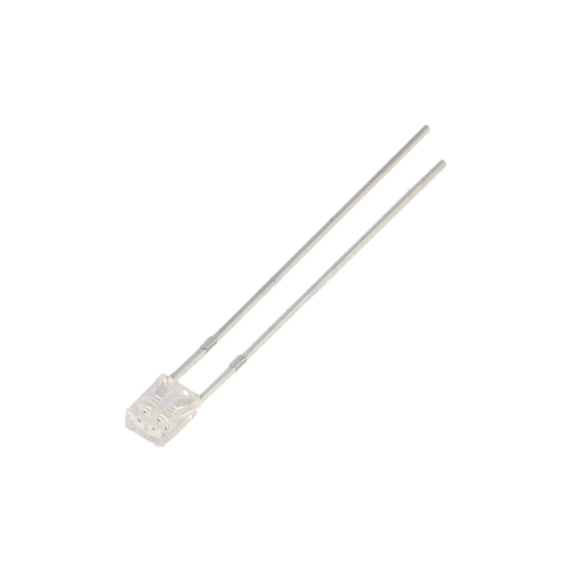 LED; roşie; dreptunghiulară; 2x3x4mm; bipolară; 500÷750mcd; 100°