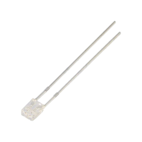 LED; roşie; dreptunghiulară; 2x3x4mm; bipolară; 500÷750mcd; 100°