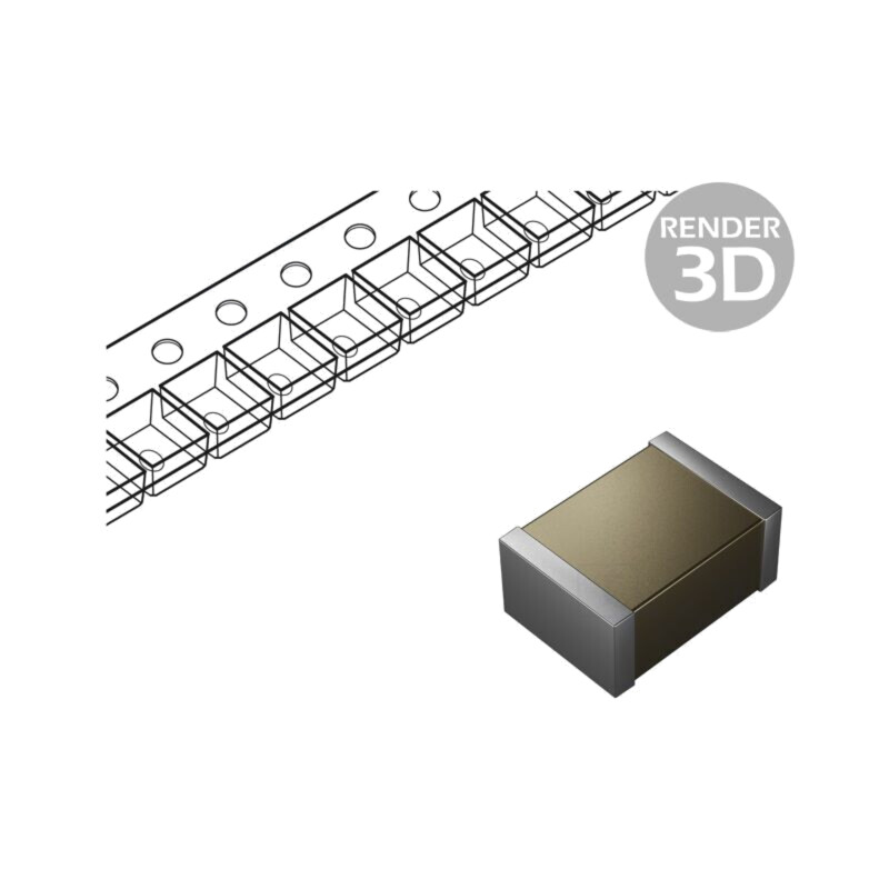 Condensator: ceramic; 10uF; 50V; X5R; ±10%; SMD; 1812 Condensator: ceramic; 10uF; 50V; X5R; ±10%; SMD; 1812