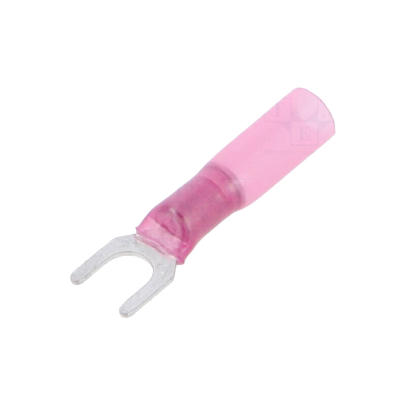 Vârf: furcă; M5; 0,5÷1,5mm2; crimpat; pe cablu; izolată; roşie Vârf: furcă; M5; 0,5÷1,5mm2; crimpat; pe cablu; izolată; roşie