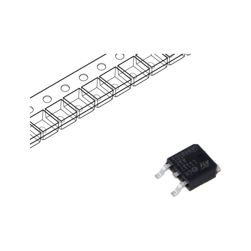 IC: stabilizator de tensiune; LDO,liniar,nereglabil; 1,2V; 1A