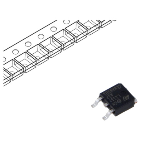 IC: stabilizator de tensiune; LDO,liniar,nereglabil; 1,2V; 1A
