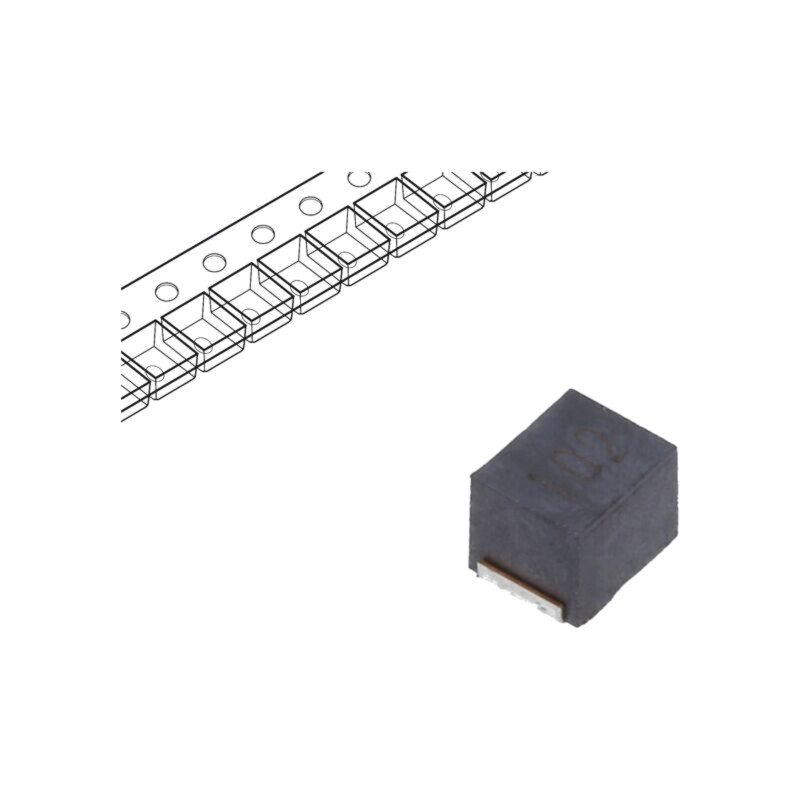 Inductor: ferită; SMD; 1210; 1mH; 20mA; 27Ω; ±10%; NLFV; -40÷105°C Inductor: ferită; SMD; 1210; 1mH; 20mA; 27Ω; ±10%; NLFV; -40÷105°C