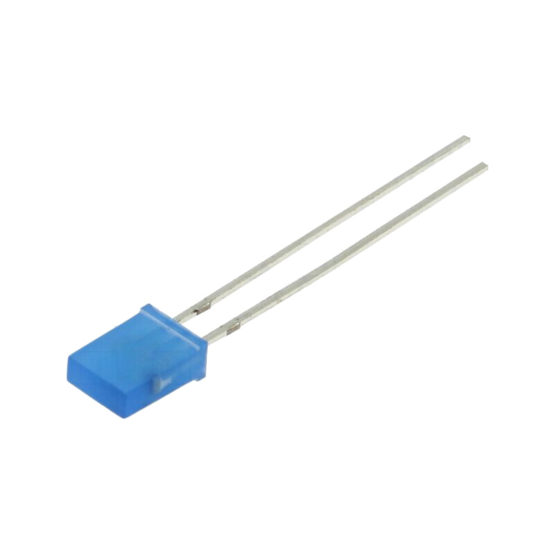 LED; albastru; dreptunghiulară; 7x5x2mm; bipolară; 68mcd; 100° LED; albastru; dreptunghiulară; 7x5x2mm; bipolară; 68mcd; 100°