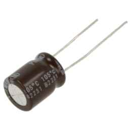 Condensator: electrolitic; low ESR; THT; 220uF; 35VDC; Ø10x12,5mm