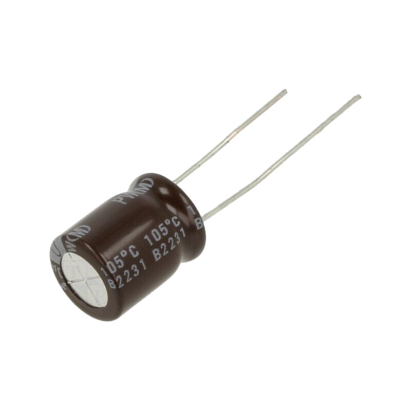 Condensator: electrolitic; low ESR; THT; 220uF; 35VDC; Ø10x12,5mm Condensator: electrolitic; low ESR; THT; 220uF; 35VDC; Ø10x12,5mm