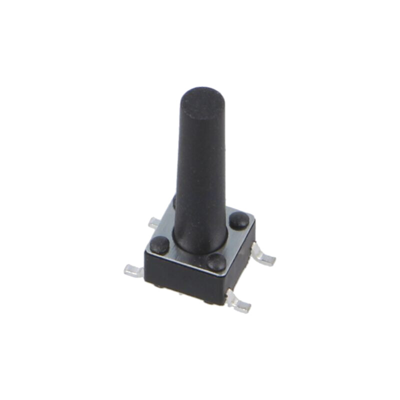 Microîntrerupător TACT; SPST; Poz: 2; 0,05A/12VDC; SMT; 1,57N; 17mm Microîntrerupător TACT; SPST; Poz: 2; 0,05A/12VDC; SMT; 1,57N; 17mm