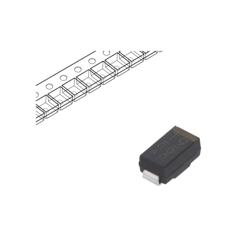 Diodă: TVS; 310W; 235V; unidirecţională; 1F (DO214AC) Diodă: TVS; 310W; 235V; unidirecţională; 1F (DO214AC)