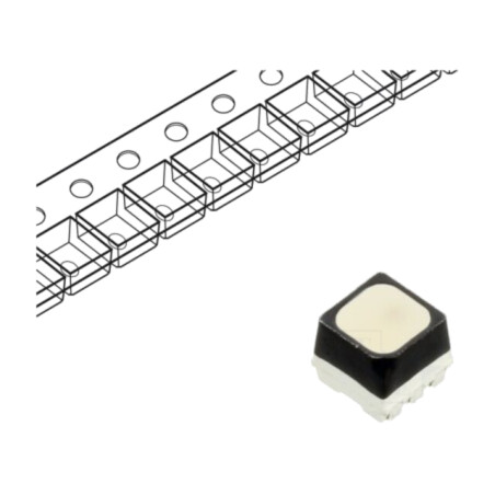 LED; RGB; SMD; 2727; 1,6÷2,4VDC,2,4÷3,3VDC; 2,8x2,7x2,45mm; 120°