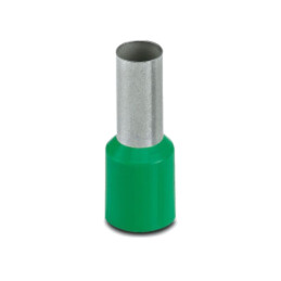 Vârf: tub de capăt; izolată; cupru; 16mm2; Lung.capăt: 12mm; verde