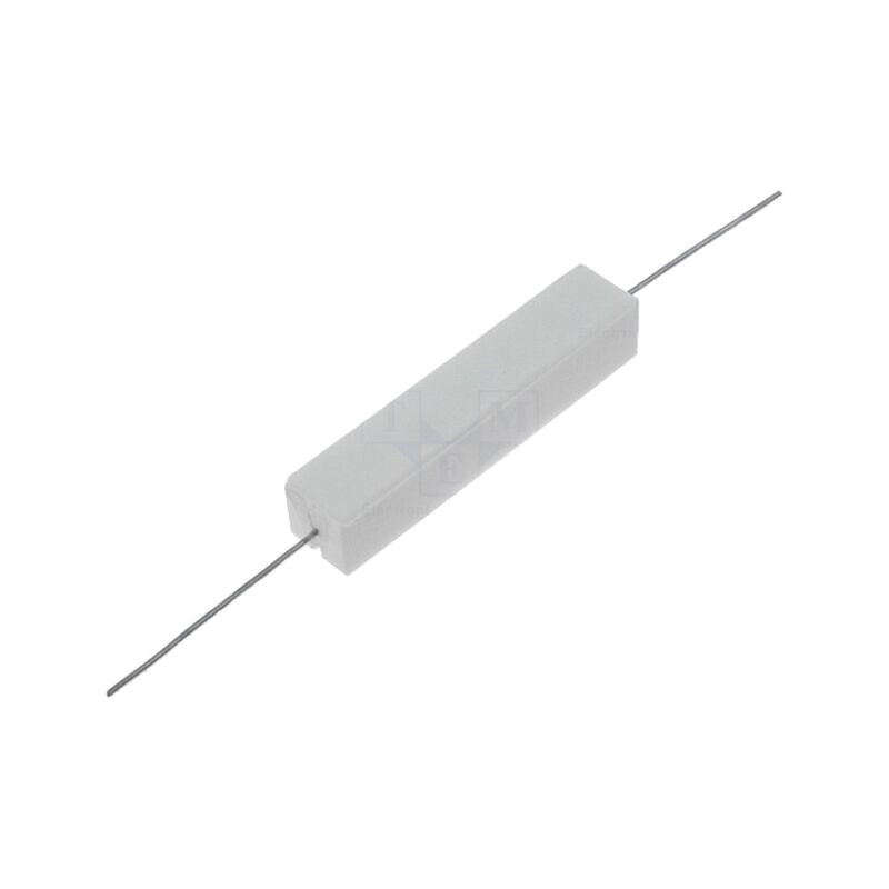 Rezistor: bobinat; cu ciment; THT; 910mΩ; 10W; ±5%; Ø0,8x35mm Rezistor: bobinat; cu ciment; THT; 910mΩ; 10W; ±5%; Ø0,8x35mm