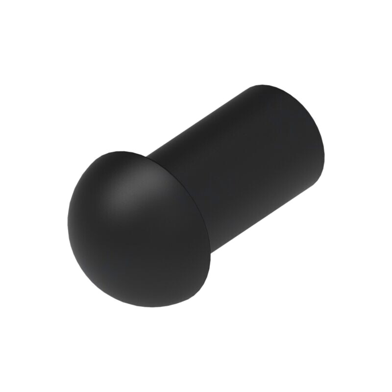 Capac de protecţie; poliamidă; neagră; Entrelec; Ø: 6,4mm; L: 12mm Capac de protecţie; poliamidă; neagră; Entrelec; Ø: 6,4mm; L: 12mm