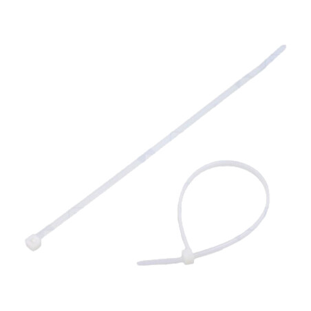 Colier de strângere; L: 198mm; W: 3,5mm; naturală; poliamidă; 135N