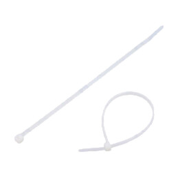 Colier de strângere; L: 198mm; W: 3,5mm; naturală; poliamidă; 135N