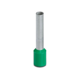 Vârf: tub de capăt; izolată; cupru; 6mm2; Lung.capăt: 18mm; verde