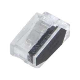 Cu eliberare rapidă; 24A; 450V; bornă cu arc; L: 19,1mm; piste: 1