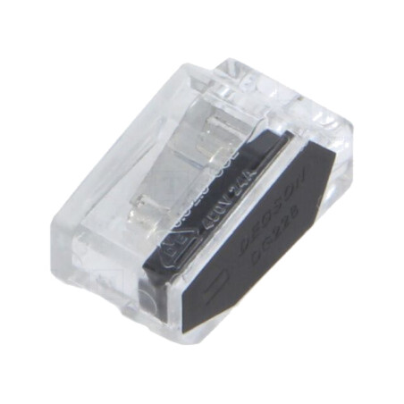 Cu eliberare rapidă; 24A; 450V; bornă cu arc; L: 19,1mm; piste: 1