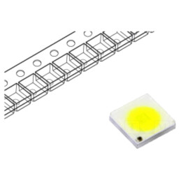 LED putere; alb rece; EMITER; 1W; 6000K; 100÷130lm; 120°; 350mA