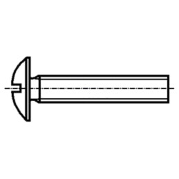 Şurub; M6x16; 1; Cap: buton; crestat; 1,6mm; oțel inoxidabil A2